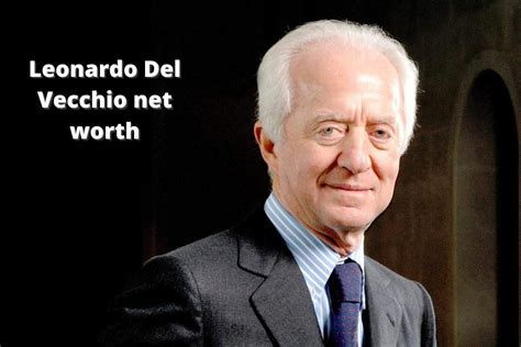 leonardo del vecchio armani|leonardo del vecchio net worth.